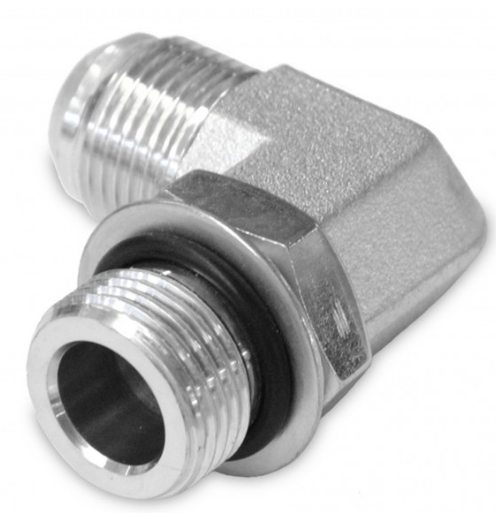 Elbow 90° Male JIC x Male BSPP o-ring