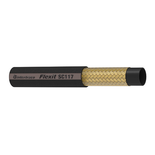 One wire braid compact hose