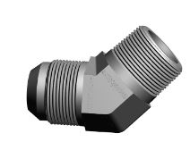 Elbow 45° Male BSPT x Male JIC