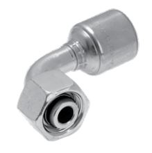 90° Metric Female o-ring 24° cone (heavy)