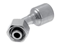45° Metric Female o-ring 24° cone (heavy)