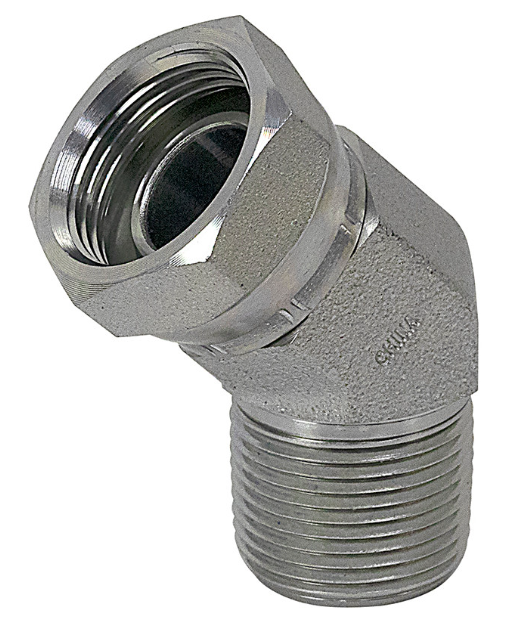 Elbow 45° Male NPT x Female NPT swivel