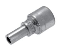 1-piece metric tube end