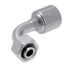 90° Metric Female o-ring 24° cone (light)