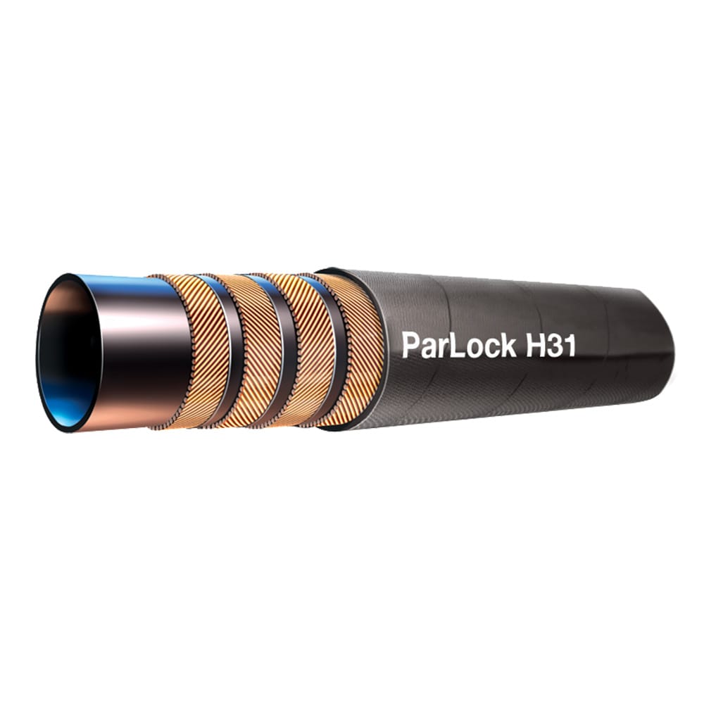 Four wire spiral hose