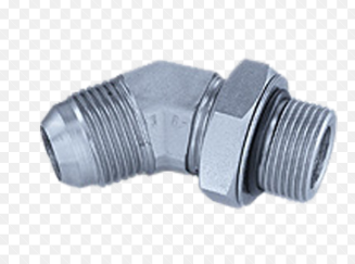 Elbow 45° 3/4Male JIC x MetricMale O-ring