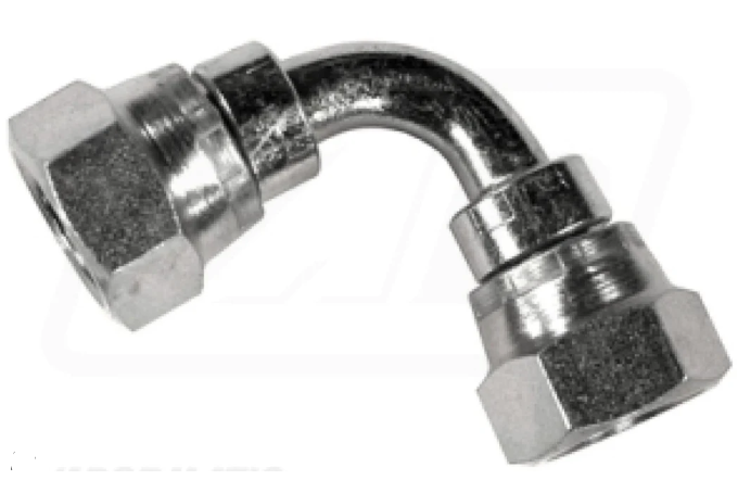 Elbow 90° long Metric Female x Metric Female