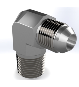 Elbow 90° Male BSPT x Male JIC