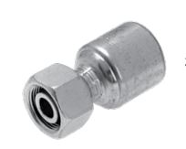 Metric Female o-ring 24° cone (light)