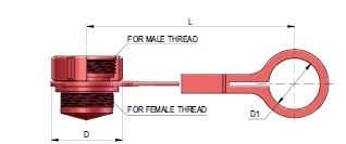 Dust Cap Screw coupling 700bar