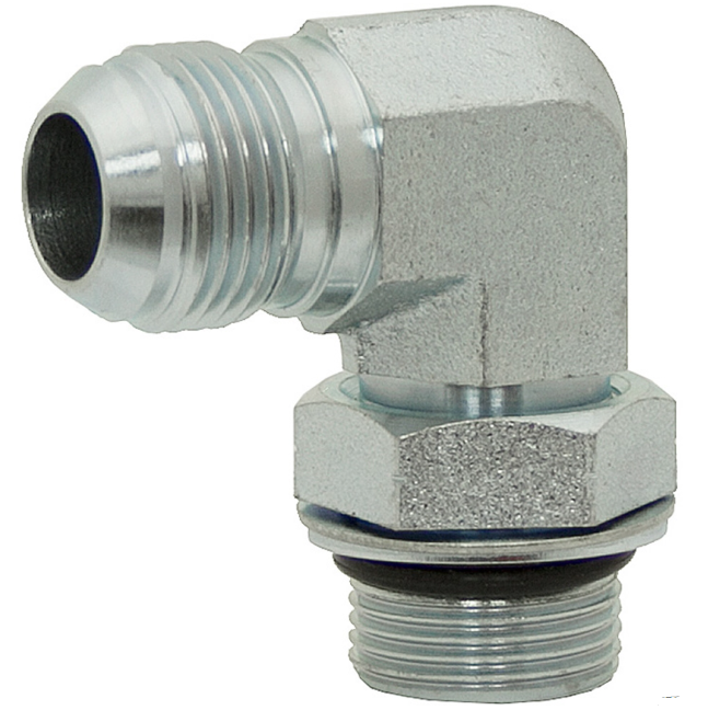 Elbow 90° Male JIC x Metric Male O-ring