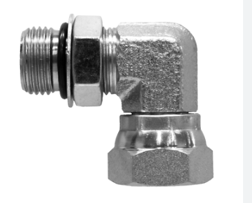 Elbow 90° Male UNF o-ring x Female NPT swivel