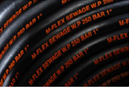 Hose assemblies for sewage cleaning