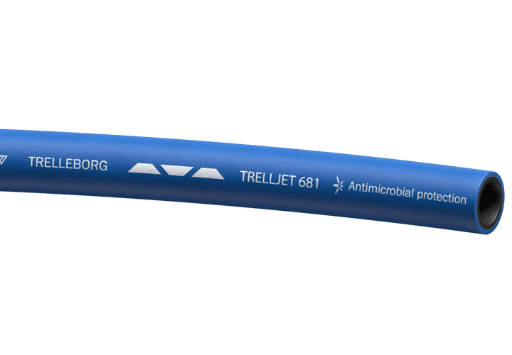 ANTIMICROBIAL PROTECTION is a Trelleborg rubber industrial hose. Specially designed for professional and industrial high pressure cleaning.