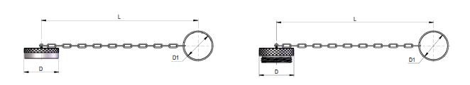 Dust Cap Screw coupling Tipping Trailer