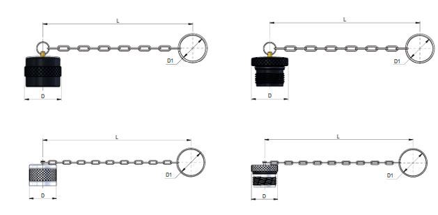 Dust Cap Screw coupling