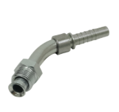 SAE inverted flare male swivel - 45° elbow