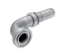 2-pieces SAE flange 90° 6000psi