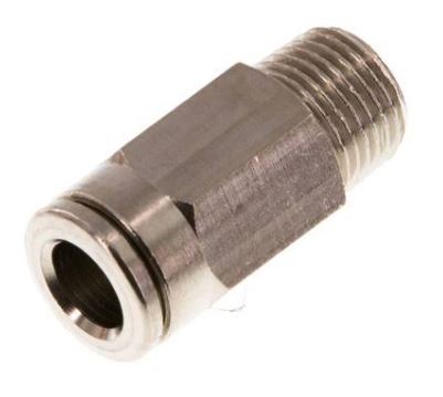 Push-In Coupling Brass-Plated Brass BSPT Male
