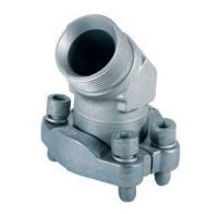 45° Male BSPP x SAE flange 6000psi