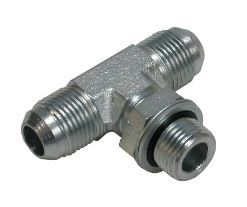 Male JIC x Male JIC x Metric Male O-ring