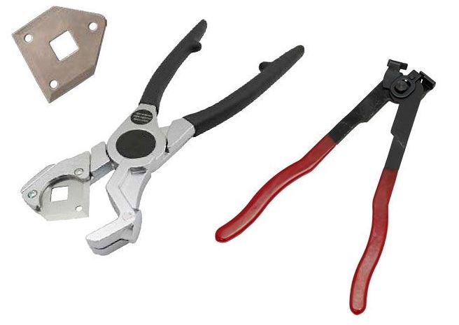 Ear clamp pliers