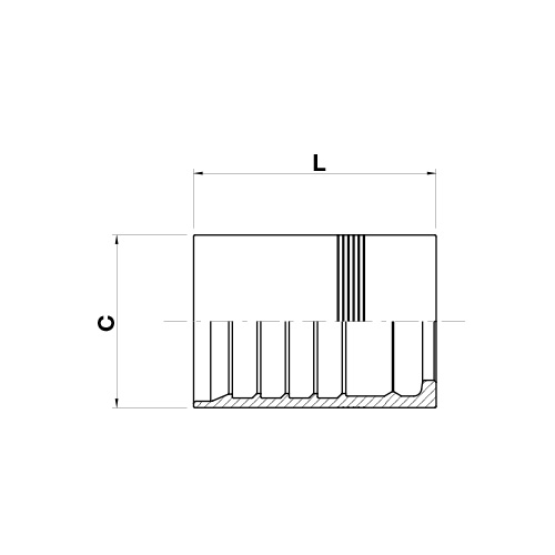 Interlock Ferrule 6 wire