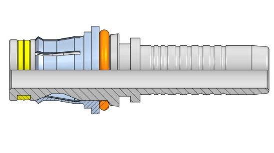 Merlo plug-in male fitting