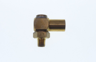 swivel Elbow 90° Metric Male tapered x M10x1f Fix
