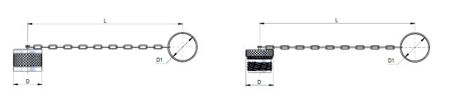 Options Screw coupling Flat Face