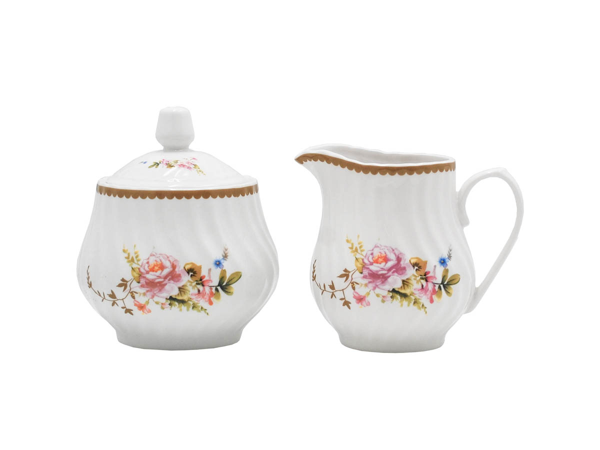 Timeless Rose Set of 2 Sugar & Creamer