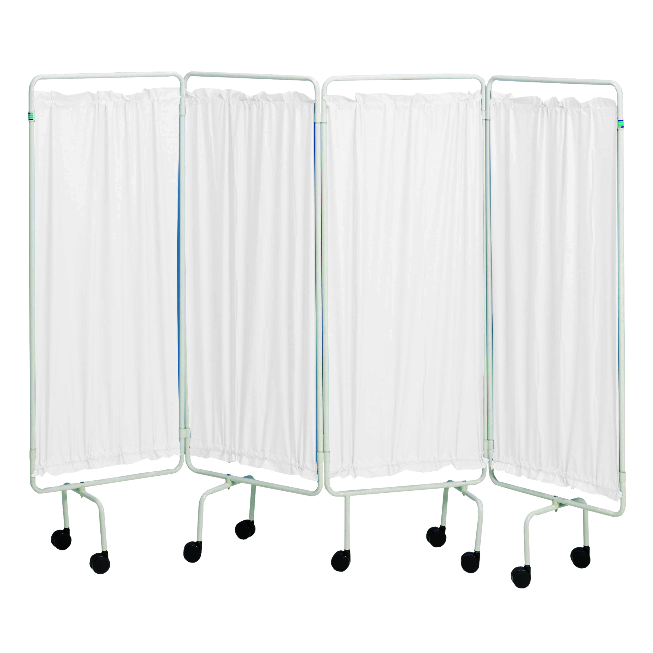 Image of Doherty White Plastic Curtains (4 panels)