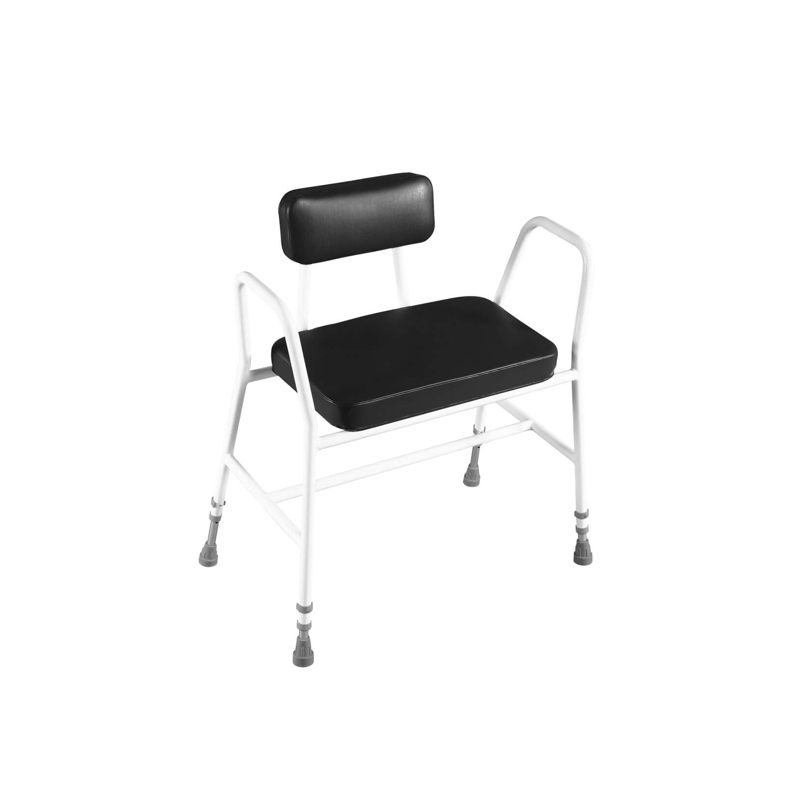 Bariatric Perching Stool with PVC Seat