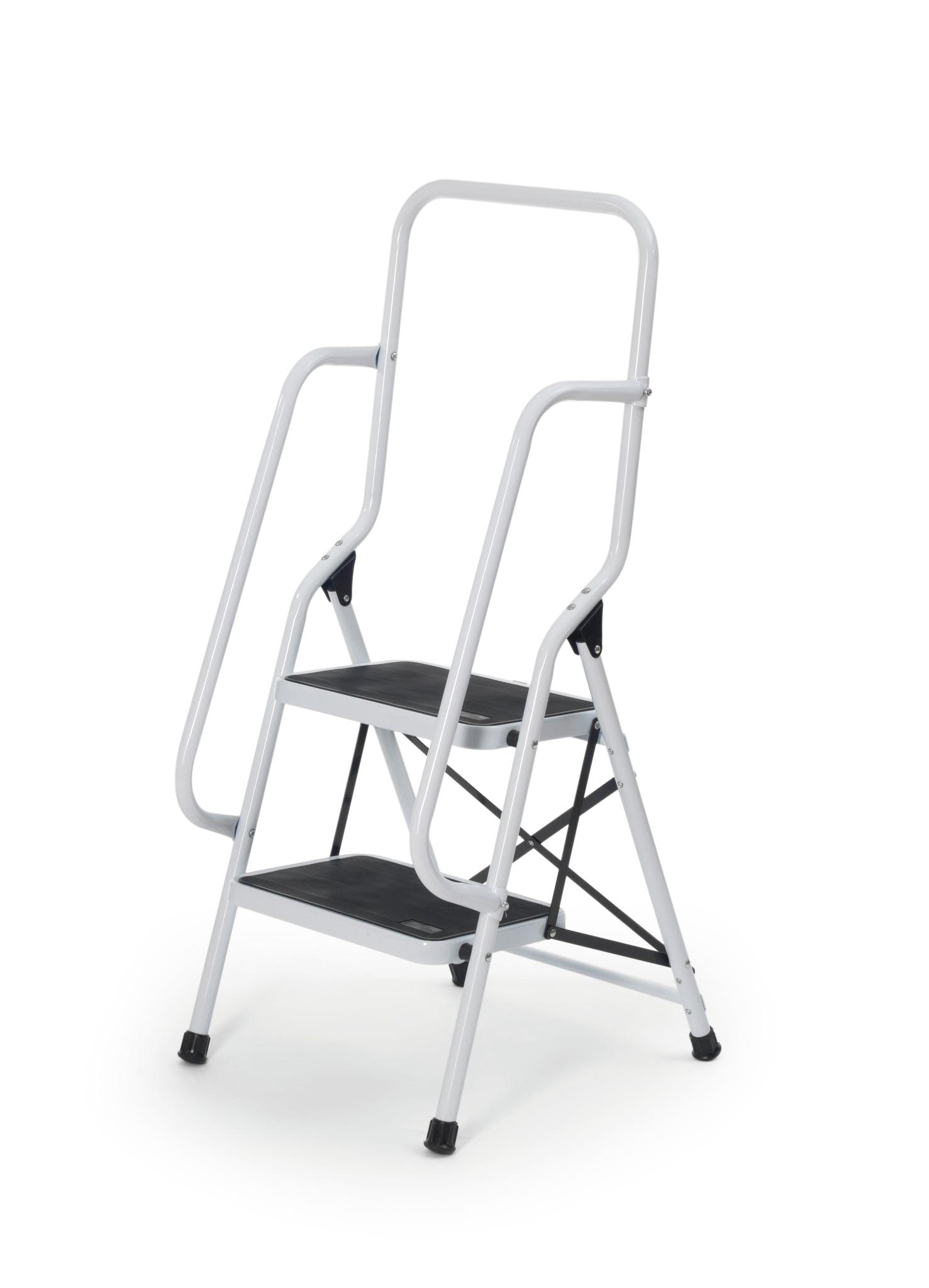 2 Step Safety Ladder with Handrail