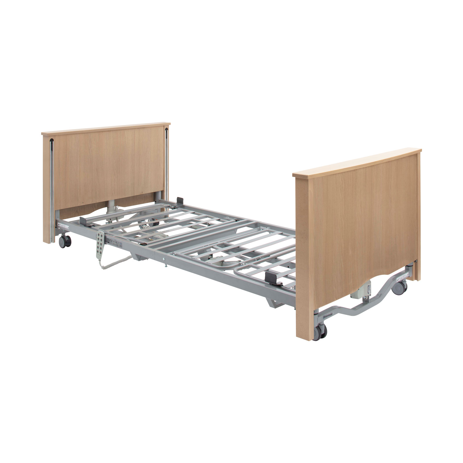Bradshaw Low Bed in Elm without Side Rails