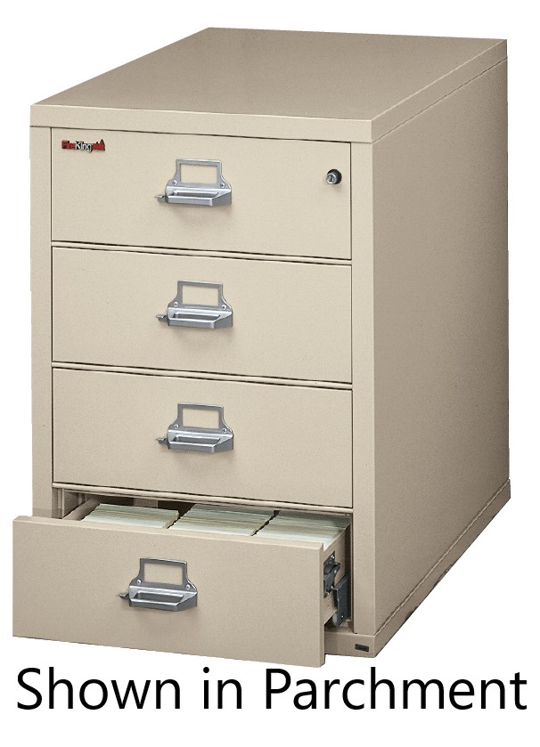 【コンビニ受取対応商品】 FireKing 4 file note and check card drawer FireSafety