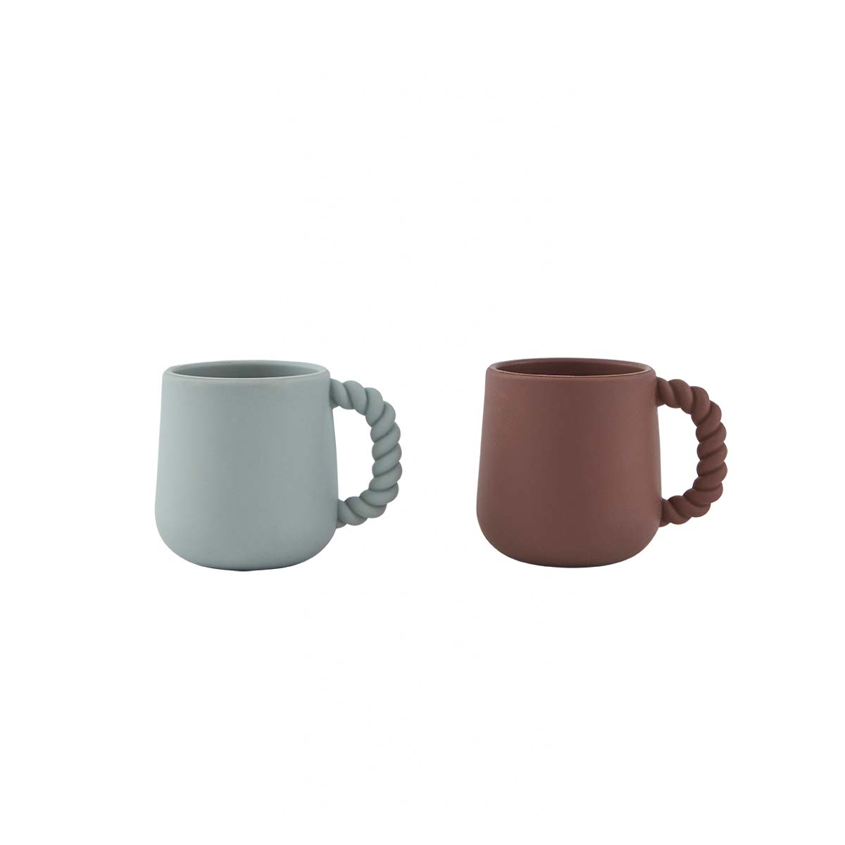 Tasse marron en silicone H7,5x10x7cm