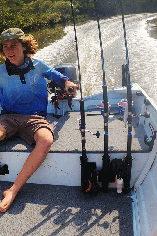 Railblaza RodStow Triple Rod Holder with Caddy Black - Mounted Rod Holders  - Rod Holders & Mounts - Fishing