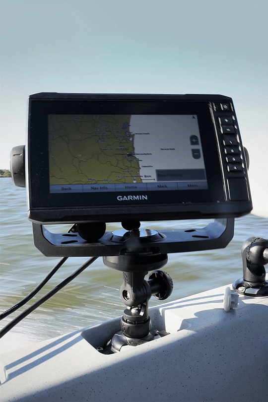 RAM Double Ball Mount with Garmin Fishfinder Hardware