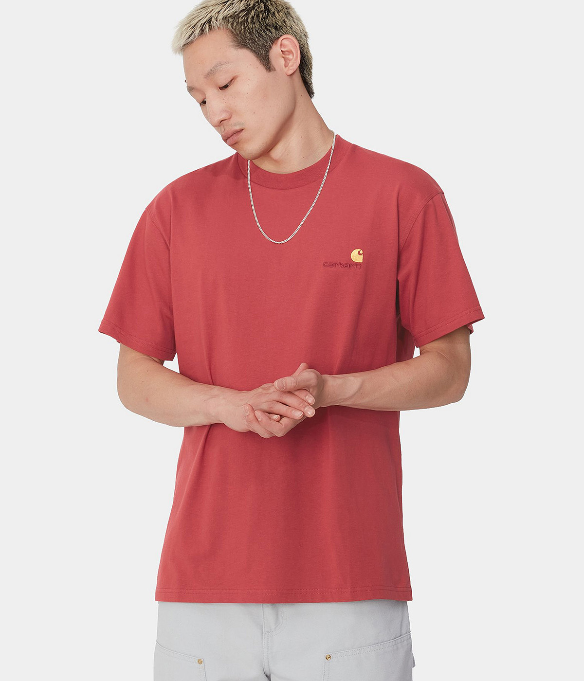 Carhartt - T-shirt S/S American Script - Tuscany - S