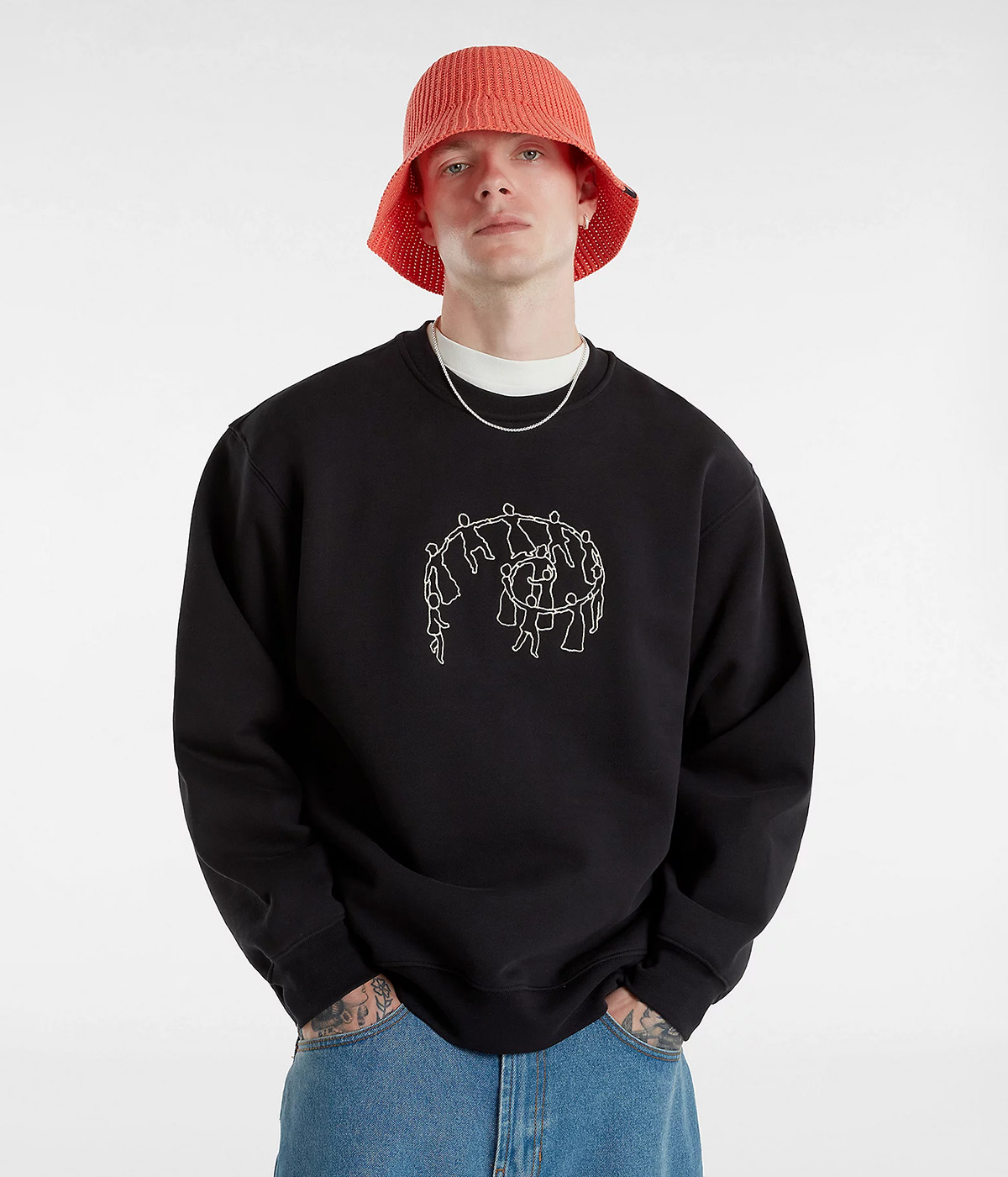 Vans black sweater on sale
