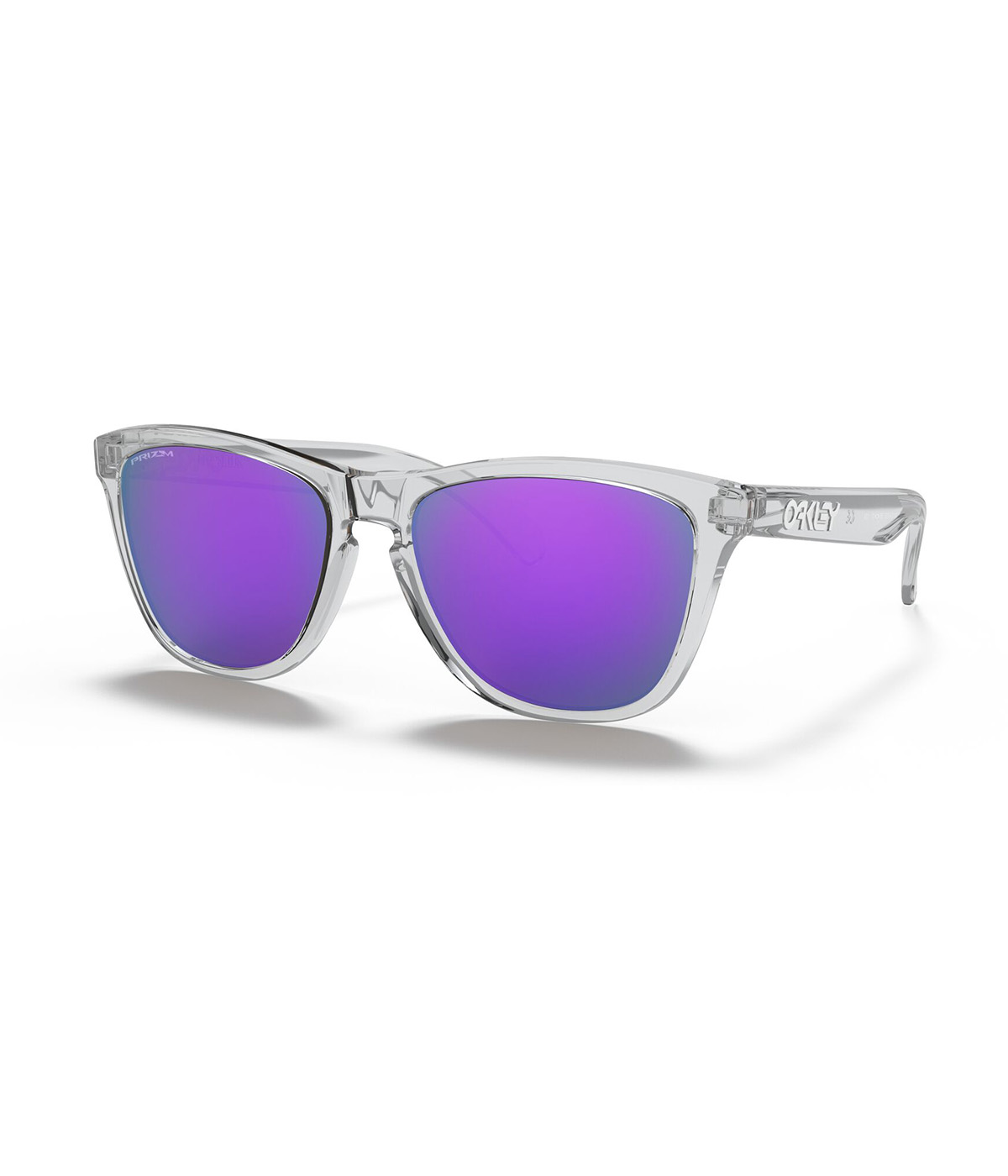 Oakley Sunglasses Frogskins Polished Clear Prizm Violet