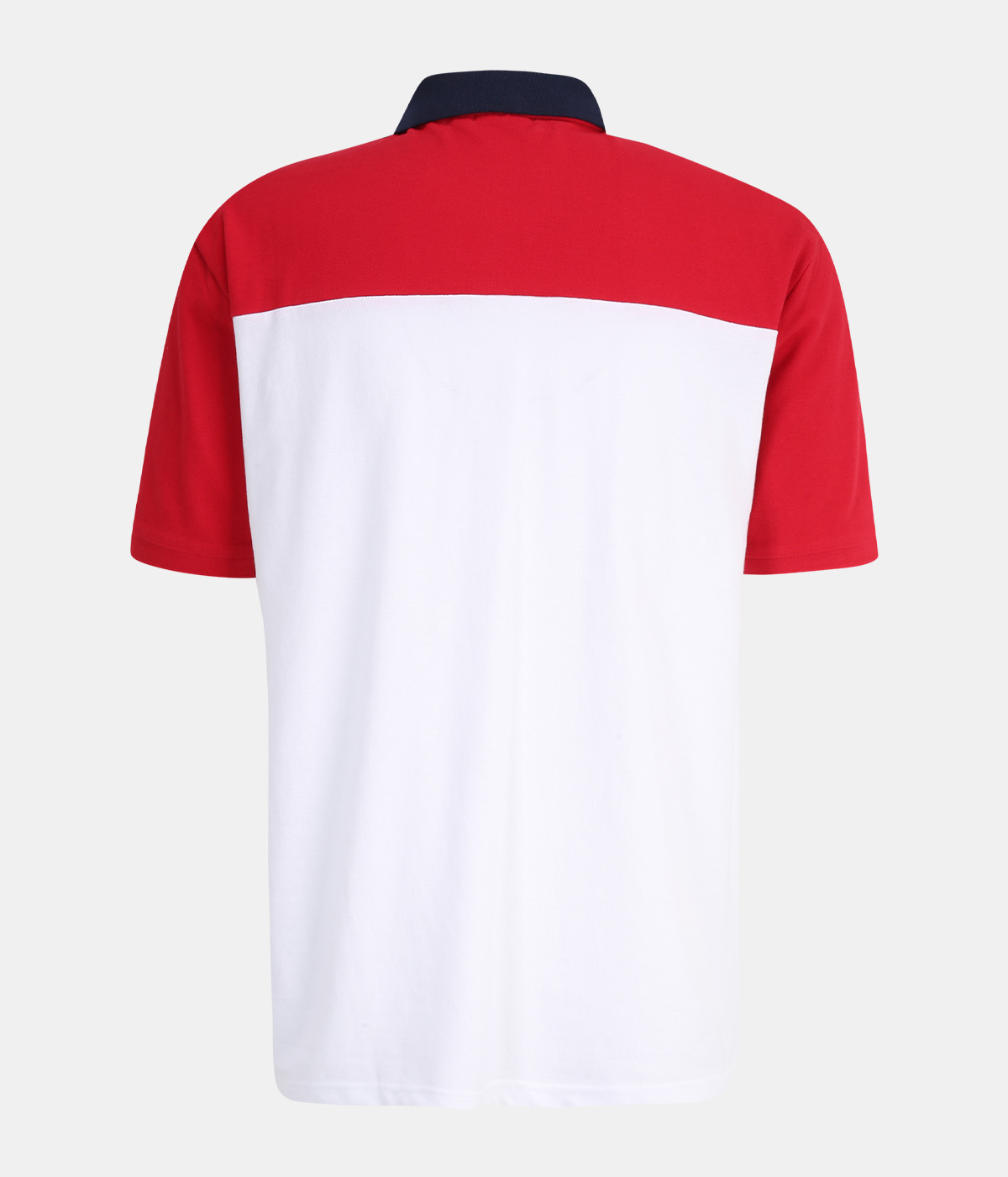 Fila Polo Shirt Lianshan Blocked Bright White True Red