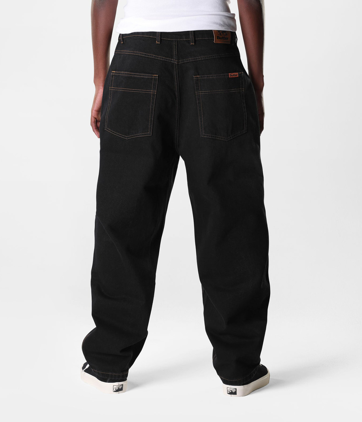 Butter Goods Baggy Denim Jeans Washed Black Butter Goods Baggy Denim Jeans Washed Black