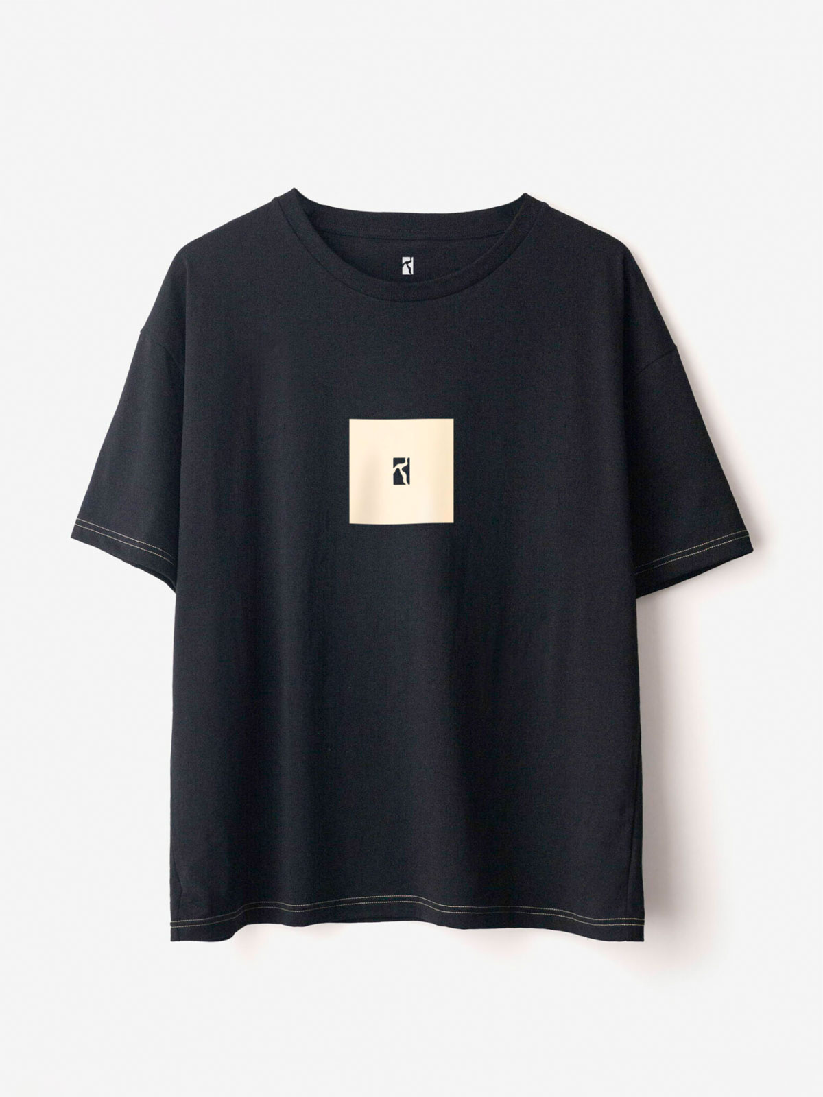 Poetic Collective - Premium Box T-shirt - Black/Off White - S