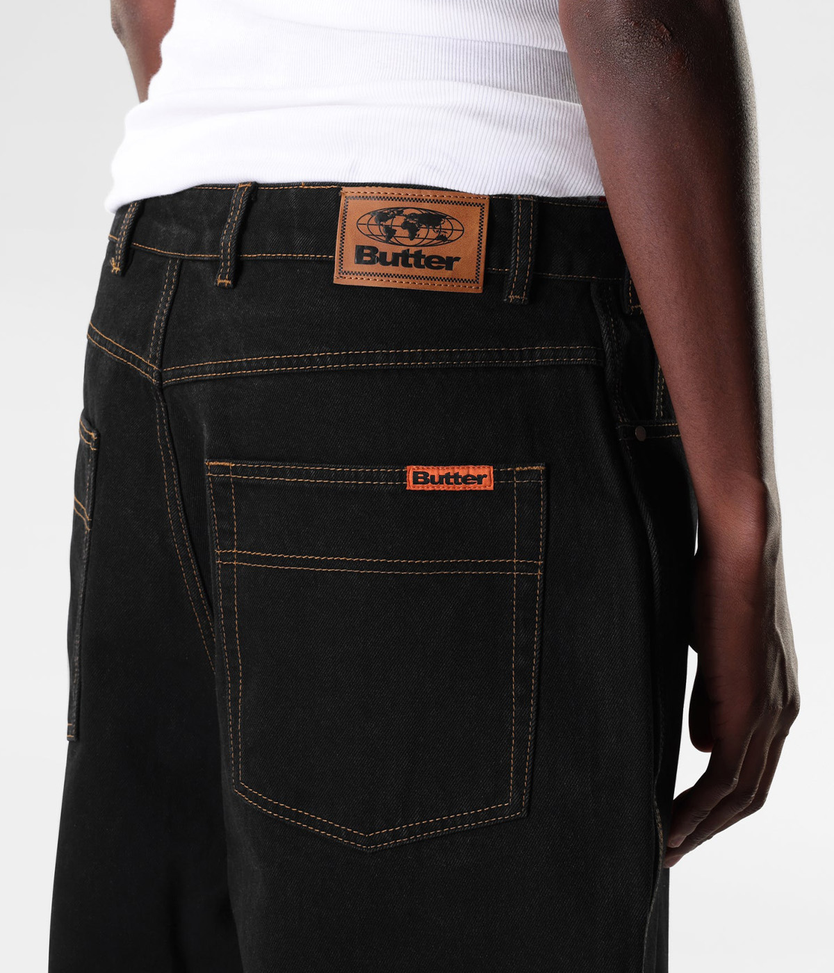 Butter Goods Baggy Denim Jeans Washed Black