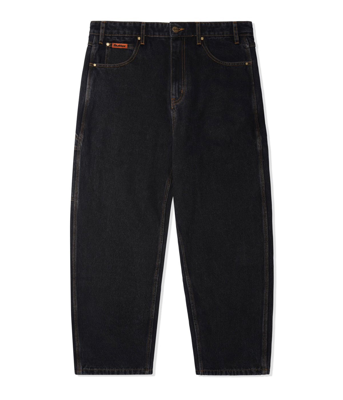butter goods baggy denim black32/32新品未使用