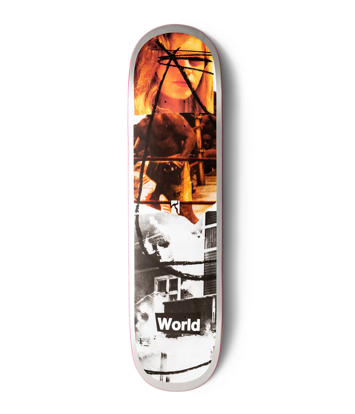 Poetic Collective - Skateboard World Frame 8.375" - Multicolor - 8.375"