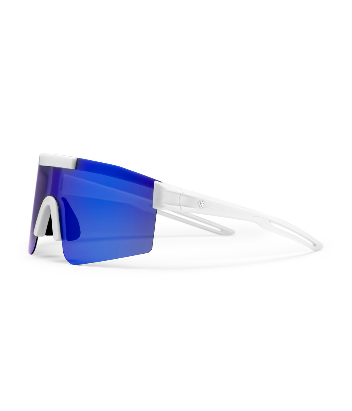 Chpo Brand - Sunglasses Luca - White/Blue Mirror - One Size