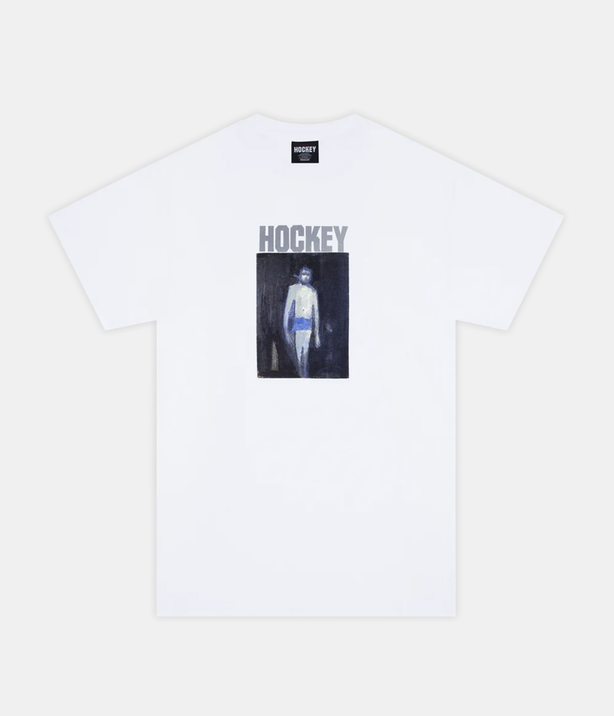 【HOCKEY】 50% OF ANXIETY TEE WHITE Hockey T-shirt 50% of Anxiety White